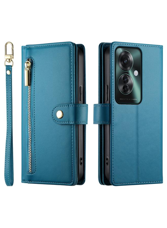 S-TOP Case For OPPO Reno11 F Nine Card-slot Zipper Wallet Bag Leather Phone Case - Image 2