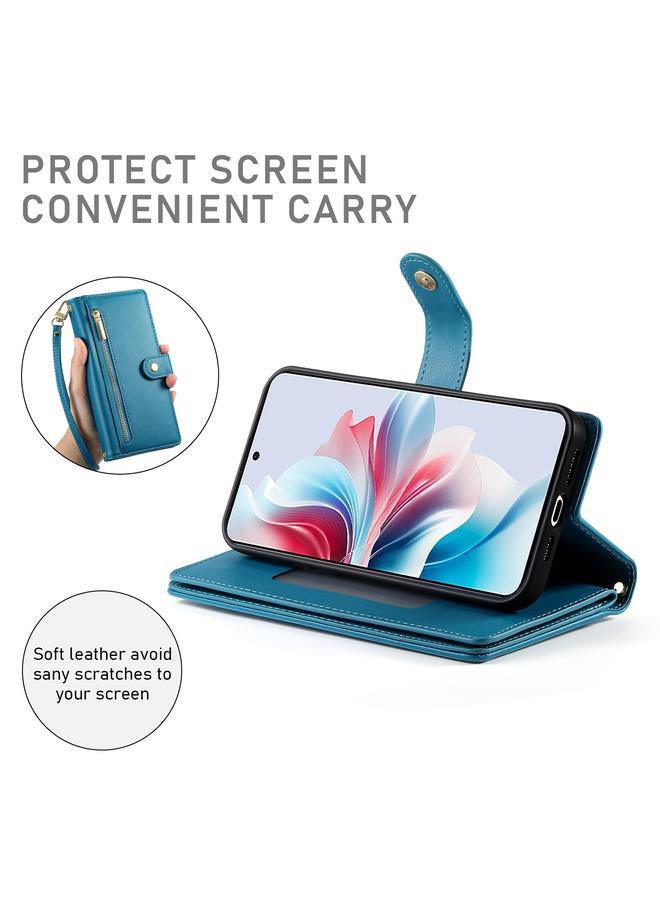 S-TOP Case For OPPO Reno11 F Nine Card-slot Zipper Wallet Bag Leather Phone Case - Image 4