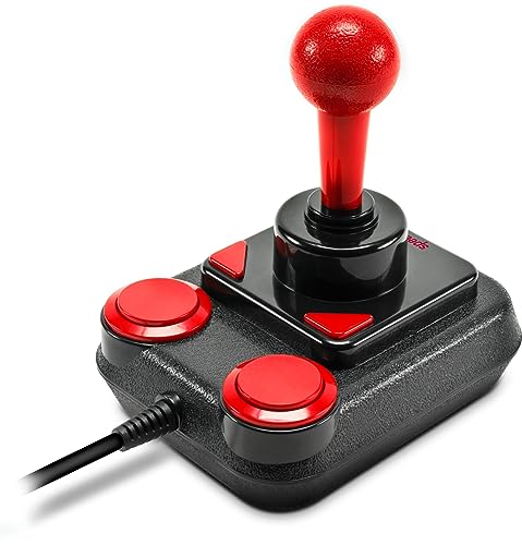SPEEDLINK SL650212BKRD Competition PRO EXTRA USB Joystick Anniversary Edition RetroArcadeStick schwarzrot