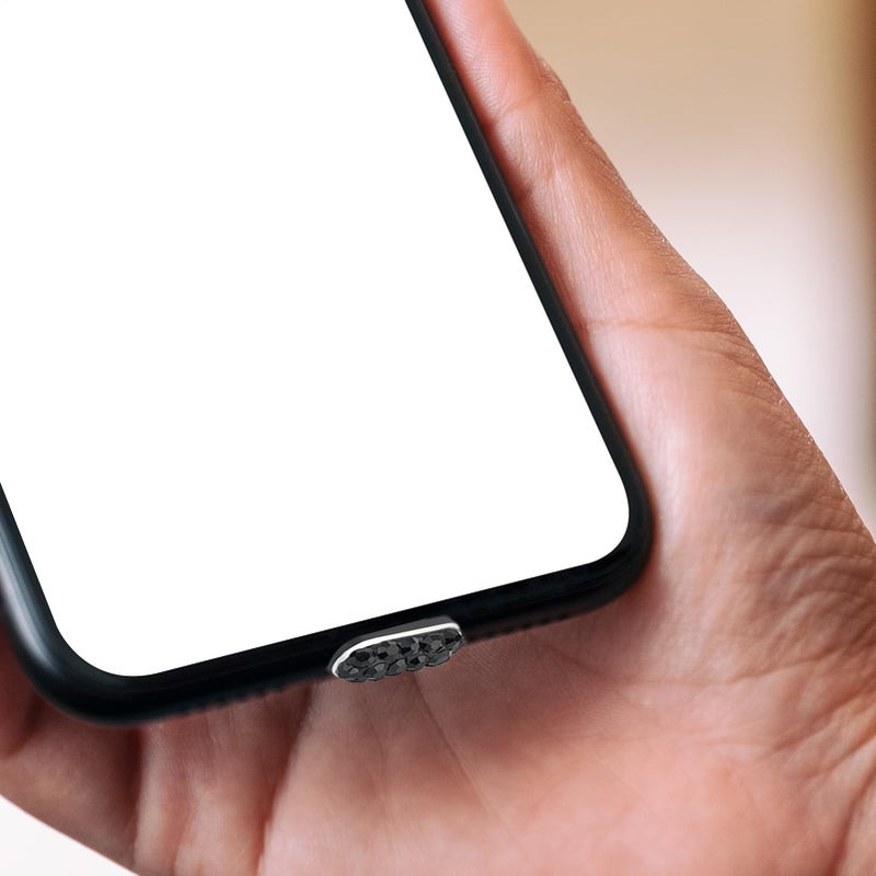 غطاء واقي من الغبار لمنفذ USB من النوع C الأسود لمعظم الهواتف المحمولة - Image 4