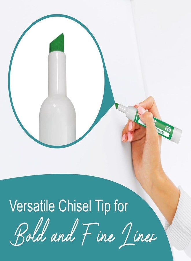 EXTRIC Dry erase Markers Chisel Tip, 8 Whiteboard markers, Magnetic Marker Holder & Eraser, Low Odor White Board Marker Dry Erase - Non Toxic for Classroom, Home, or Office Supplies - Image 4