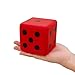 funnysquee 315 Inches Foam Dice Toy A FunFilled Kawaii Dices Educational Toy for Kid Board Game and Learning Sessions Fortunate Red - Image 2