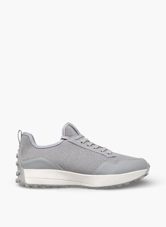 Flora Bella By Shoexpress GREY Flora Bella Women Lace-Up Sneakers for Women | Best Price UAE