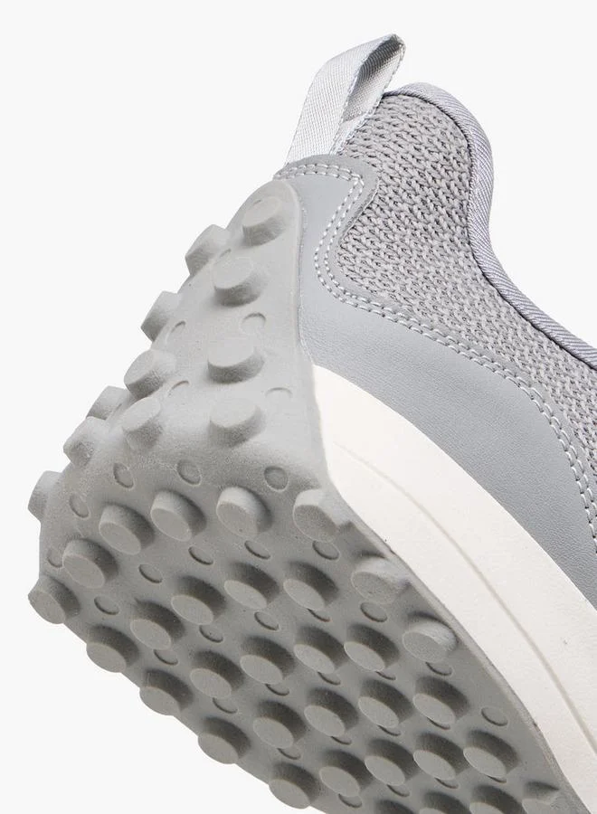 Flora Bella By Shoexpress GREY Flora Bella Women Lace-Up Sneakers for Women | Best Price UAE