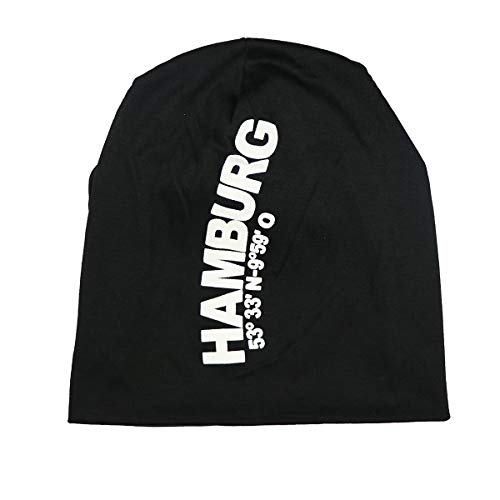 iSWEVEN Cotton Slouchy Beanie and Skull Cap for Summer, Winter, Autumn & Spring Season, Can be Used as a Helmet Cap Too - Free Size (7033A, Black) - Image 3