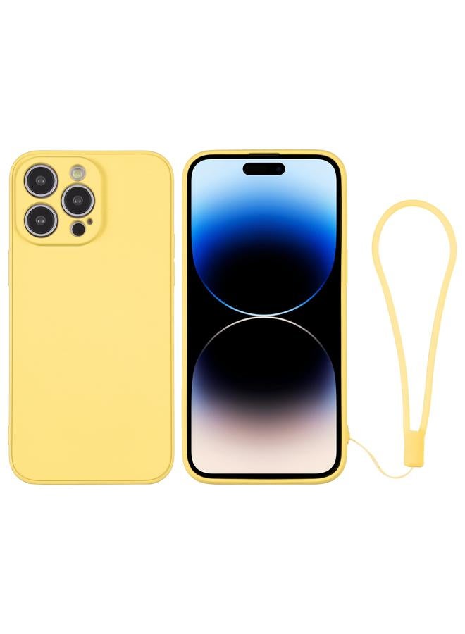 اس-توب جراب سيليكون لهاتف iPhone 14 Pro مع حزام معصم - Image 1