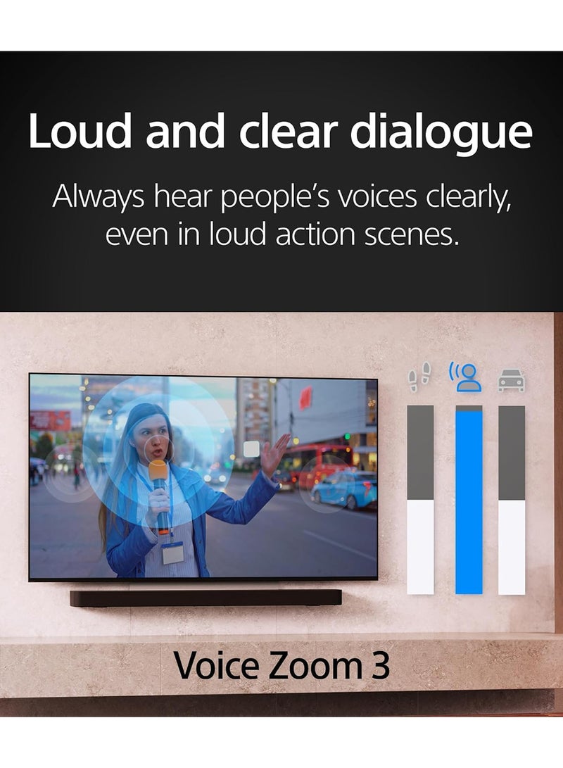 Sony BRAVIA 5 – 98″ Mini‑LED 4K Smart Google TV (2025 Model) with XR Processor, Dolby Vision/Atmos, 120 Hz Refresh, PS5 Features K-98XR50 black - Image 4