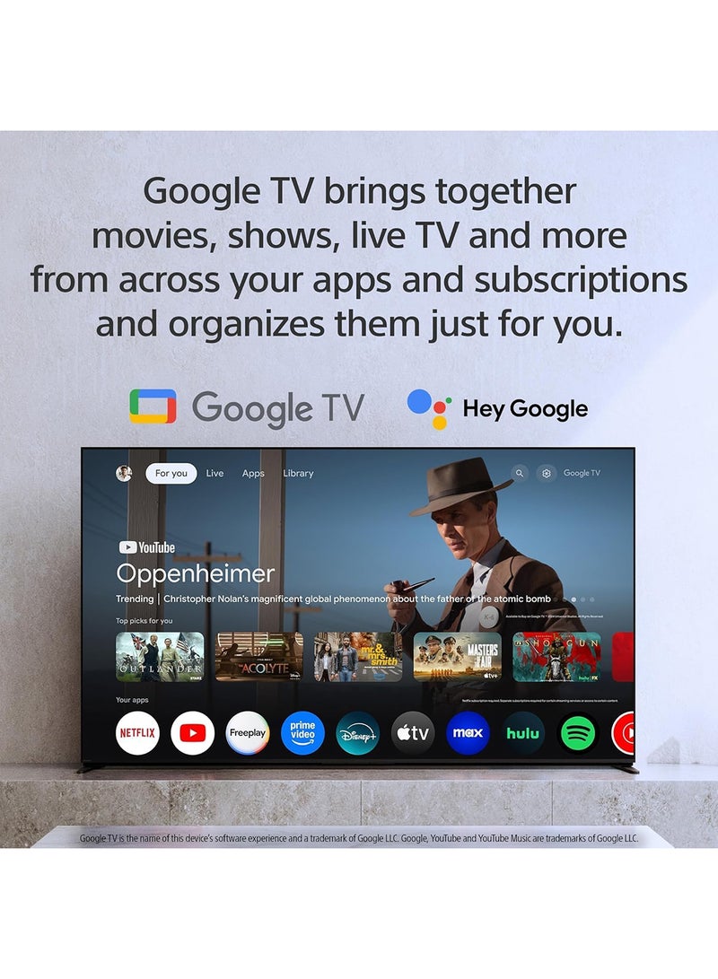 Sony BRAVIA 5 – 98″ Mini‑LED 4K Smart Google TV (2025 Model) with XR Processor, Dolby Vision/Atmos, 120 Hz Refresh, PS5 Features K-98XR50 black - Image 5