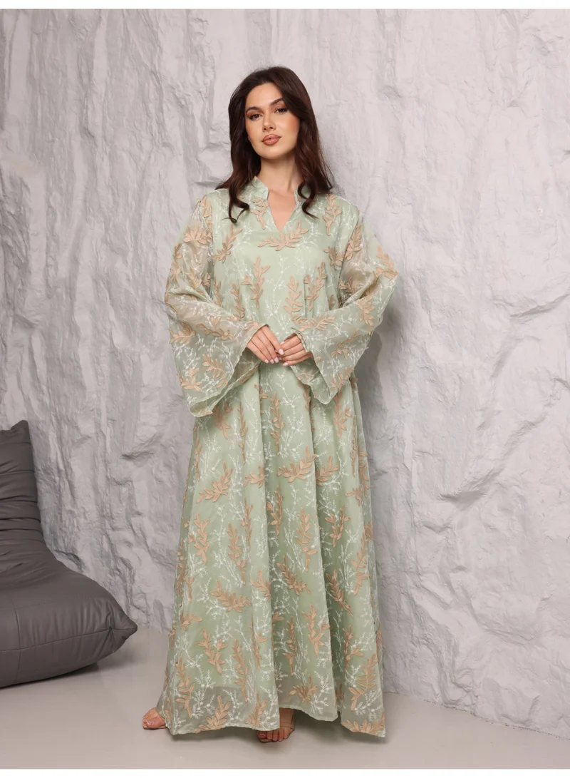 IKKXA Verde Botanica Jalabiya IK5031 Green