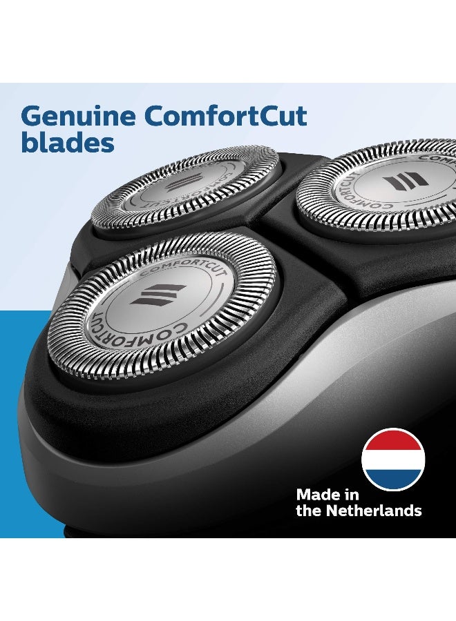 Norelco Philips Norelco SH3052 Shaving Heads Compatible with Philips Shavers Series 1000 3000 and 5000 Powerful Performance SelfSharpening 3 Pieces Model SH3052 - Image 4