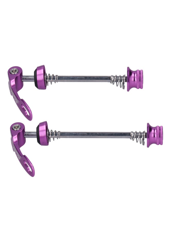 ZTTO 2pcs Road Mountain Bicycle Quick Release Skewers Bike Front Rear Skewer AccessoryPurple - Image 3