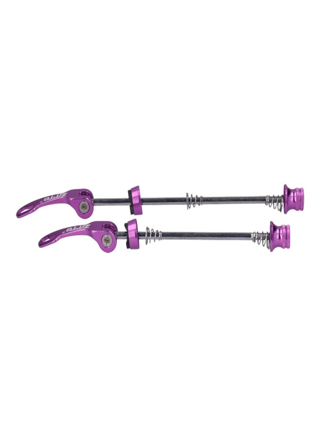 ZTTO 2pcs Road Mountain Bicycle Quick Release Skewers Bike Front Rear Skewer AccessoryPurple - Image 1