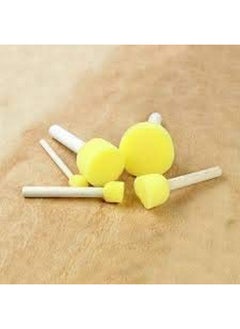 5 Pcs Round Stencil Sponge Yellow Dabber Wooden Handle Foam Brush Furniture Art Crafts Painting Tool Supplies Painting Stippler Set Diy Painting Tools In 5 Sizes - pzsku/Z92F764A72DDA57F1F035Z/45/_/1724827057/b5b2835b-bca2-4879-b2a7-f763894e45c5