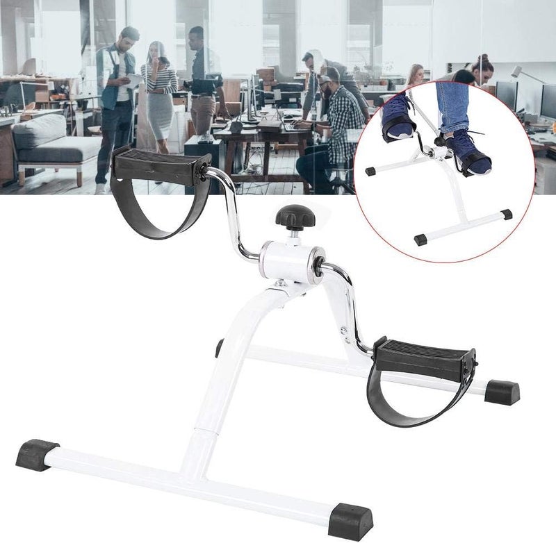 woobles Under Desk Pedal, Multifunctional Mini Exercise Bike for Elderly Women Man Stationary Cycle Pedal Hand Foot Pedal Trainer Exerciser Exercise Bike Tool - Image 5