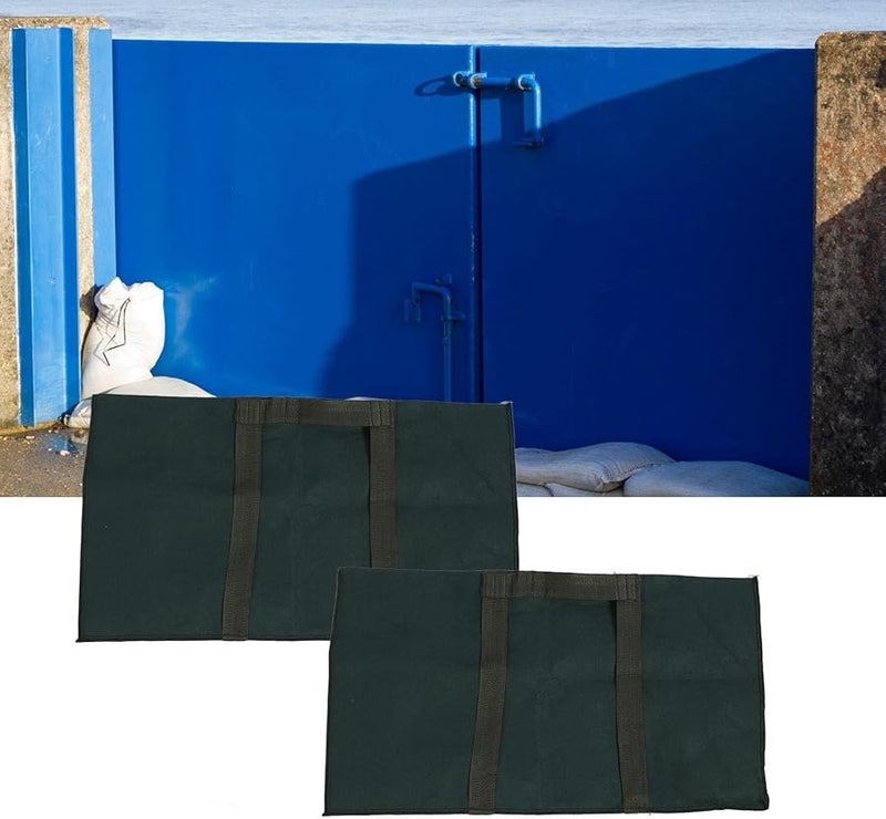 قطعتان حاجز قابل لإعادة الاستخدام ذاتي التمدد للحماية من الفيضانات، كيس راتنج ماص للماء للأبواب والنوافذ - Image 4