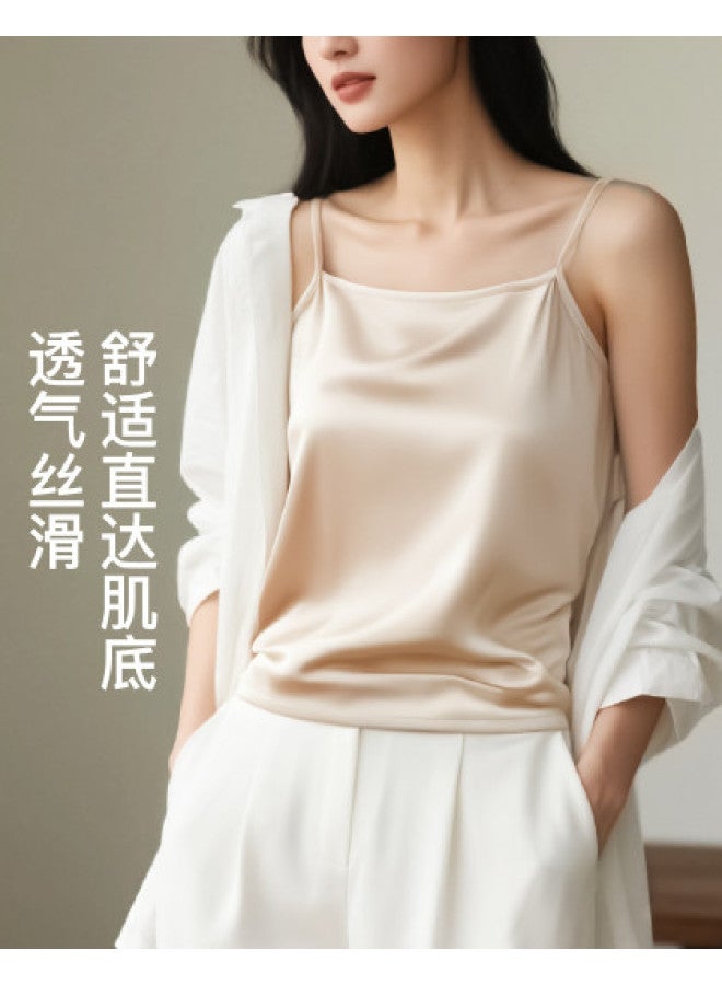 Ordifen Elegant Plus-Size Chiffon Base Shirt, High-End Women'S Camisole Undershirt - Image 1