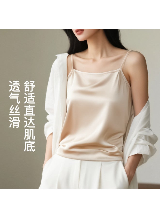Ordifen Elegant Plus-Size Chiffon Base Shirt, High-End Women'S Camisole Undershirt - Image 2
