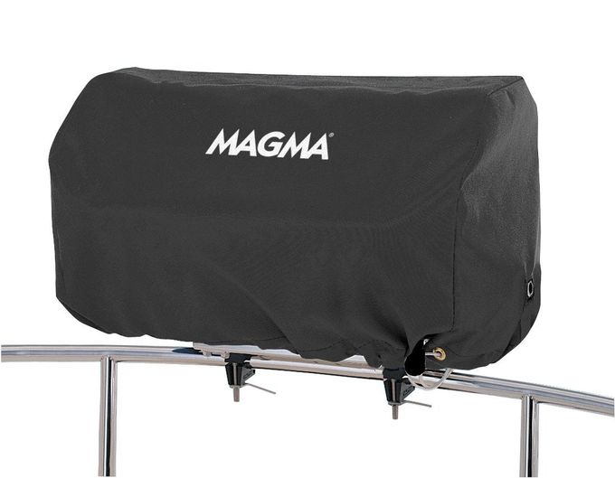 Magma A10-1290JB Rectangular Grill Cover | 12"x24" Protective Cover for Magma Grills | Weather-Resistant Boat & RV Grill Cover | Jet Black - Image 1