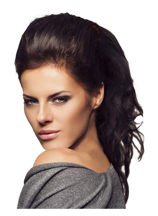 Mia Epony Elongated Ponytail Holder Modernized Banana Clip Top Opens For A Hollywood Hairstyle For Women Teens Hair Stylists Black - Image 3