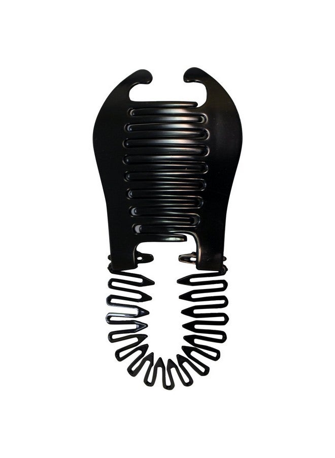 Mia Epony Elongated Ponytail Holder Modernized Banana Clip Top Opens For A Hollywood Hairstyle For Women Teens Hair Stylists Black - Image 2