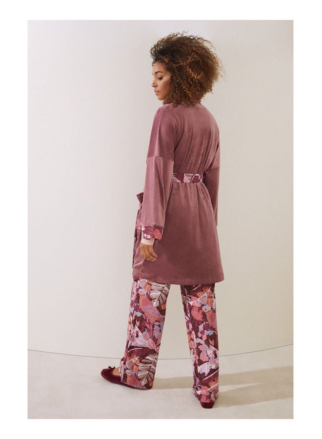 women'secret Velvet short dressing gown - Image 5