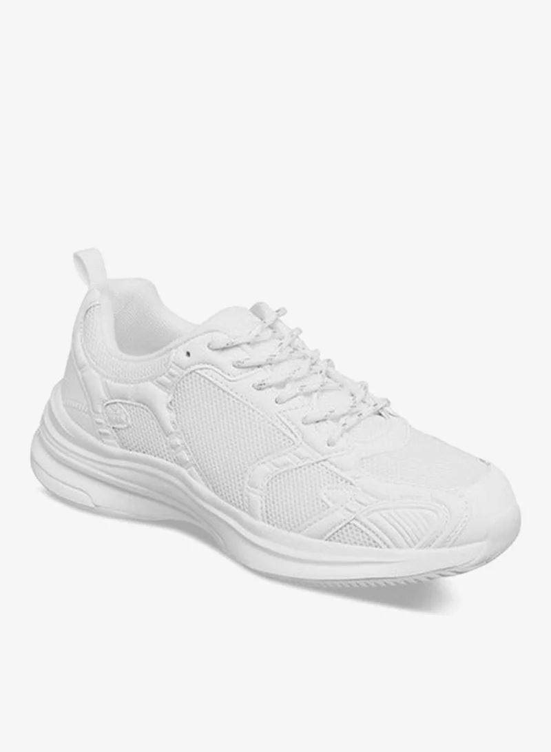 MISSY Women Panelled Sneakers with Lace-Up Closure