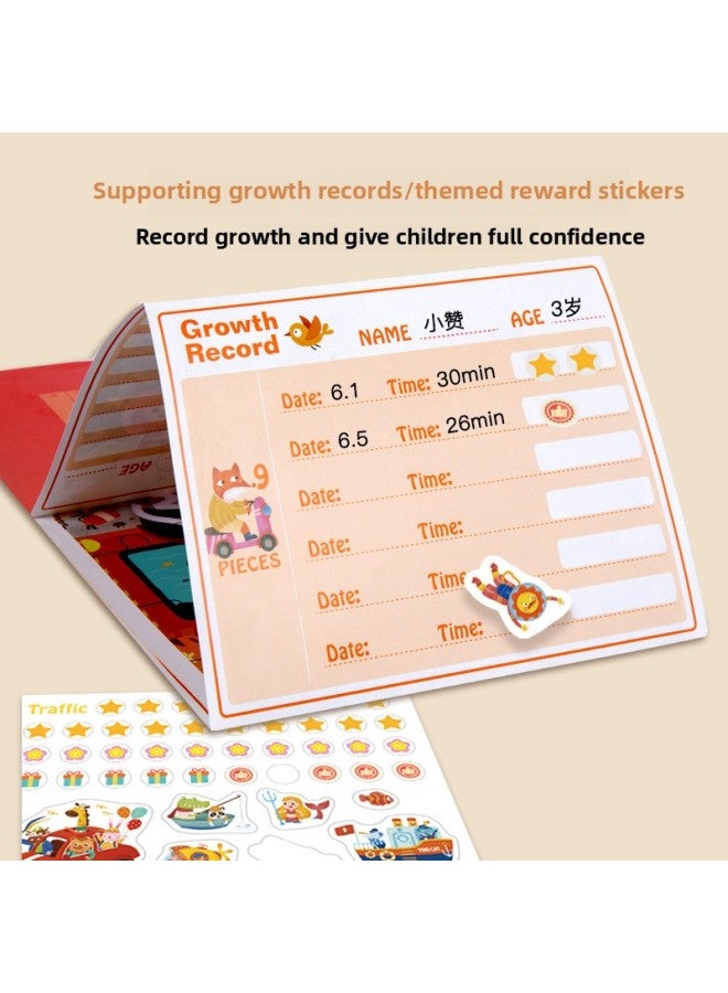 Wooden Boxed Dinosaur Animal Traffic Education Advanced Jigsaw Puzzle Children's Educational Early Education Wooden Toys-Color:Wooden Box Advanced Puzzle Fairy Princess (Medium) - Image 5