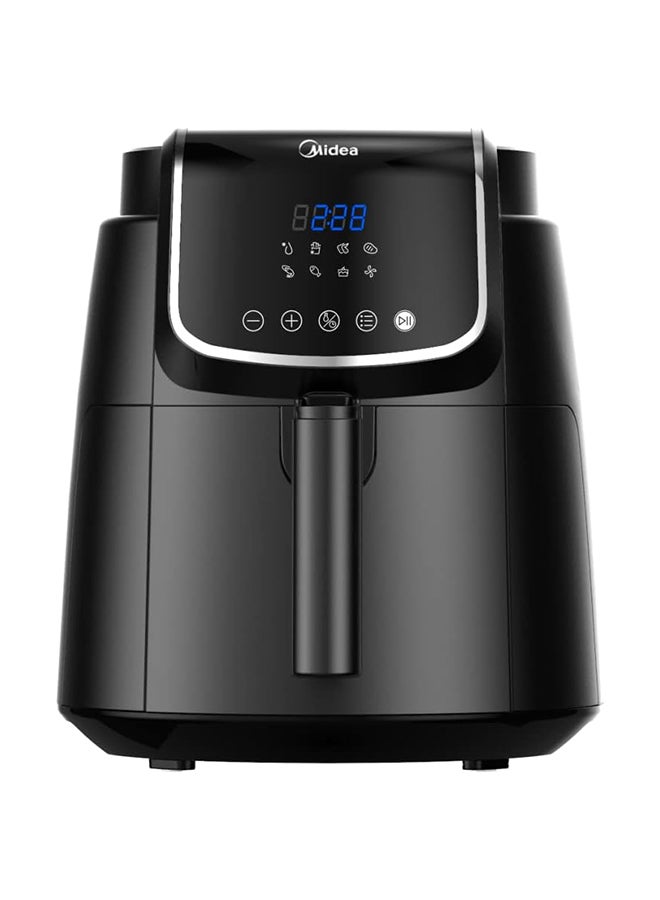 Midea Air Fryer with Dual Cyclone Rapid Hot Technology for Frying, Grilling, Broiling, Roasting, Baking & Toasting, Timer up to 60 minutes Temperature Control 200°C, 3.5 L 1500 W MFCN35C2 Black - Image 1