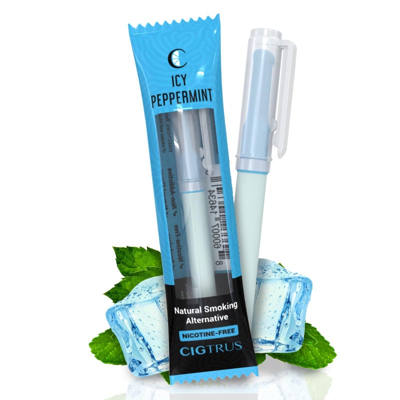 cigtrus Craving Relief Inhaler Natural Quit Smoking Substitute Nicotine TobaccoFree Cigtrus NonElectric Solution ICY Peppermint 