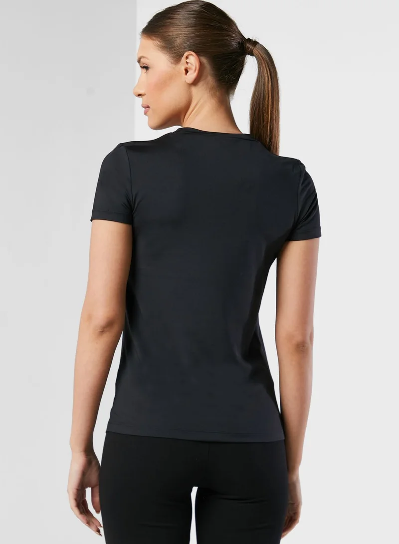 Pink Soda Essentials Fitted Performance Top