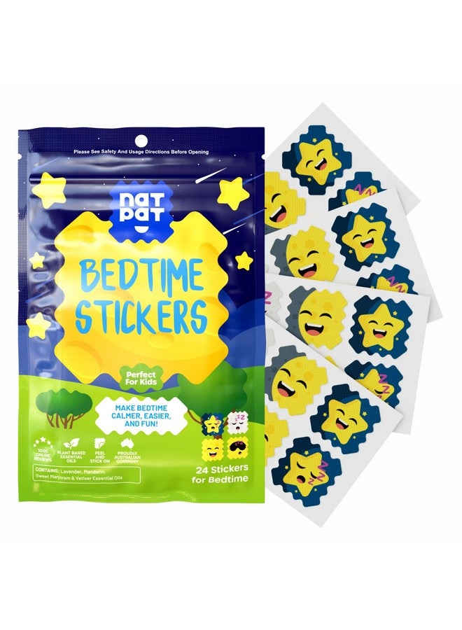 BUZZPATCH NATPAT Sleepy Patch Bed Time Stickers for Kids - Sleep Promoting Patch - Non-Toxic Solution for Better Sleep - Chemical & Drug Free, Melatonin Free - Buzz Patch Natural Patch (24 Pack)  - Image 1