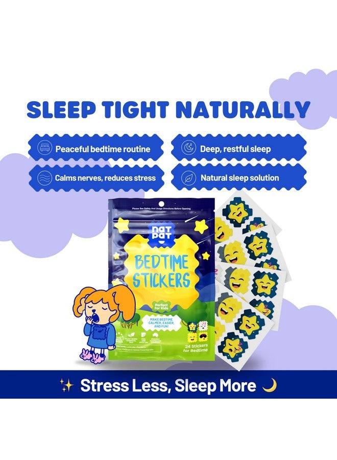 BUZZPATCH NATPAT Sleepy Patch Bed Time Stickers for Kids - Sleep Promoting Patch - Non-Toxic Solution for Better Sleep - Chemical & Drug Free, Melatonin Free - Buzz Patch Natural Patch (24 Pack)  - Image 2