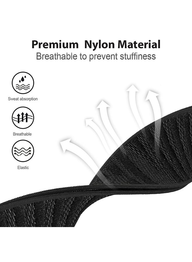 O Ozone Nylon Sport Loop Wristband Compatible with Whoop Bands 4.0 for Men Women with Bumper Case, Soft Adjustable Breathable Replacement Nylon Straps- Green and Black - Image 3