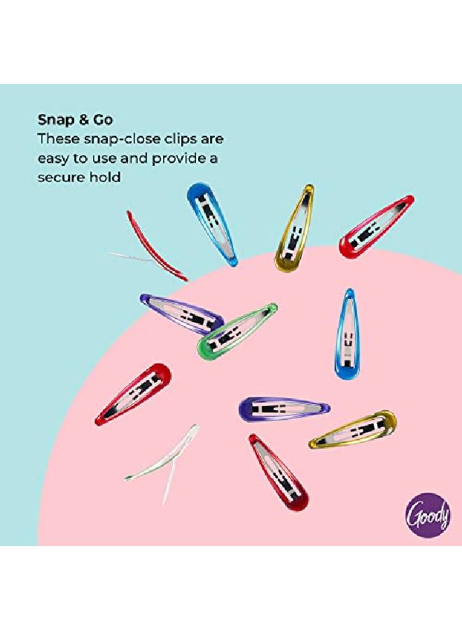 Goody مشبك شعر للأطفال، 12 قطعة، ألوان متنوعة، يتم تثبيته في مكانه، مناسب لجميع أنواع الشعر، إكسسوارات شعر خالية من الألم للنساء والفتيات، راحة طوال اليوم - Image 4