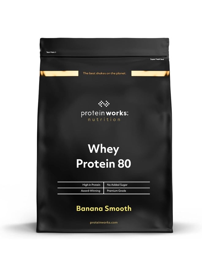 Whey 80 Powder Low Calorie Shake Whey Shake 14 Servings Banana Smooth 500G - pzsku/Z92F8090CAEC97E13F268Z/45/_/1728480741/bc32f569-d2cc-4d39-a8c7-6ee71532d2d5