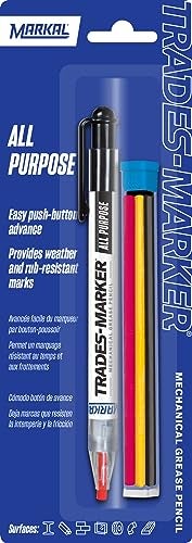 Markal 96000 Trades Marker 5 Assorted Colors and Holder, STARTER PACK (5 Refills) - Image 4