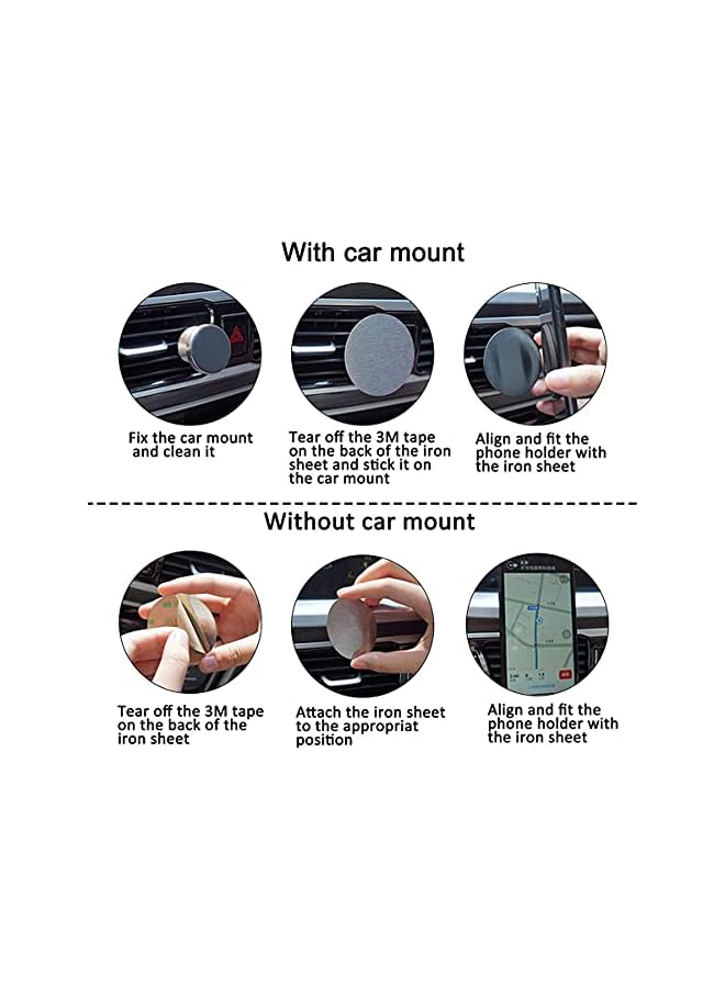 Delfino Phone Ring Holder, Ultra-Thin 3mm Anti Drop Finger Kickstand Silicone Back Ring Cell Phone Grip Phone Stand for Magnetic Car Mount and Most Smart Phones and Tablets (Black) - Image 3