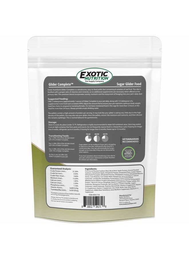 EXOTIC NUTRITION Glider Complete - Healthy High Protein Nutritionally Complete Staple Diet Sugar Glider Food (2 lb)  - Image 3