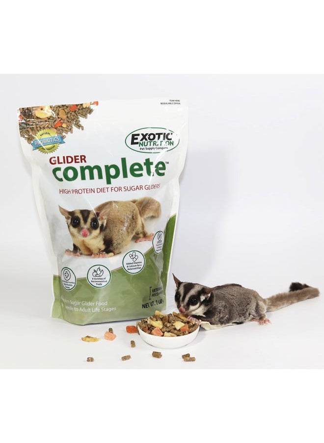 EXOTIC NUTRITION Glider Complete - Healthy High Protein Nutritionally Complete Staple Diet Sugar Glider Food (2 lb)  - Image 2