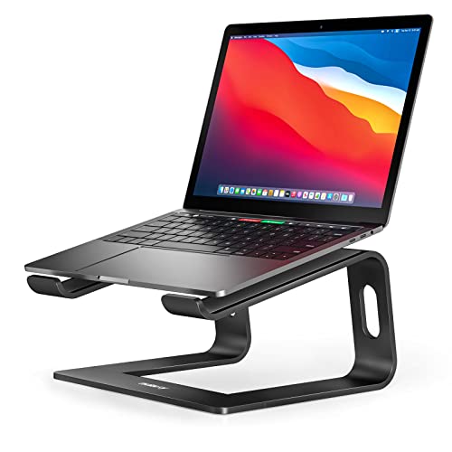 Nulaxy Laptop Stand, Ergonomic Aluminum Laptop Computer Stand, Detachable Laptop Riser Notebook Holder Stand Compatible with MacBook Air Pro, Dell XPS, HP, Lenovo More 10-15.6” Laptops - Image 1
