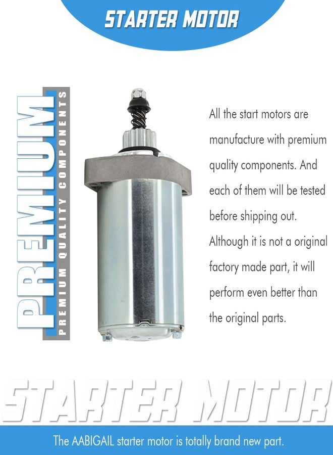 A ABIGAIL Starter Motor Compatible with/Replacement for Kawasaki Cub Cadet Mower 21163-0711, 21163-0714, 21163-0727, 21163-0743, 21163-0749, 21163-7024, 21163-7034, 21163-7035, FR691V-AS04, SAB0172, 41021086 - Image 4