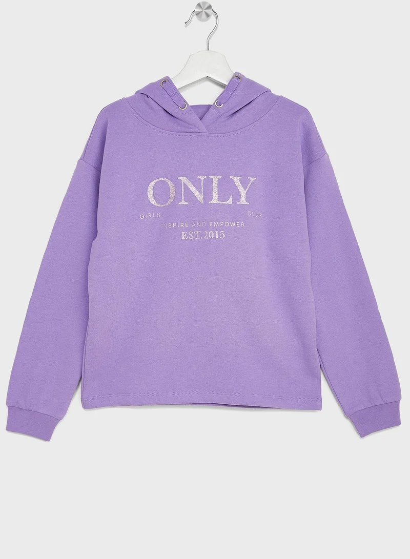 only_kids Kids Logo Hoodie