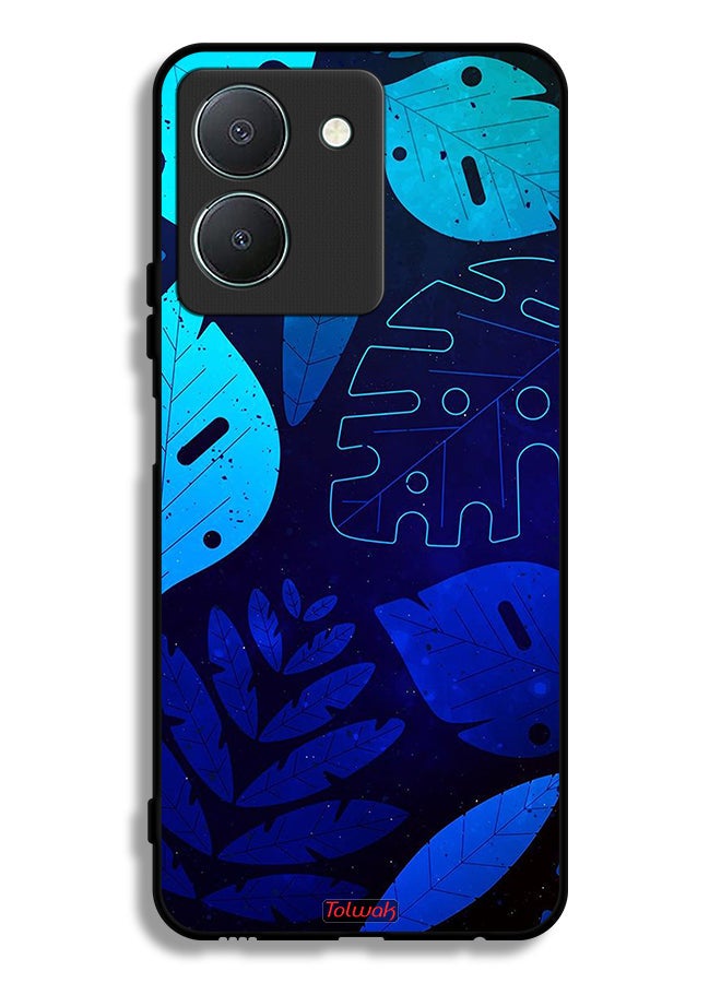 Tolwak Vivo Y36 5G Protective Case Cover Leaves Pattern - Image 1