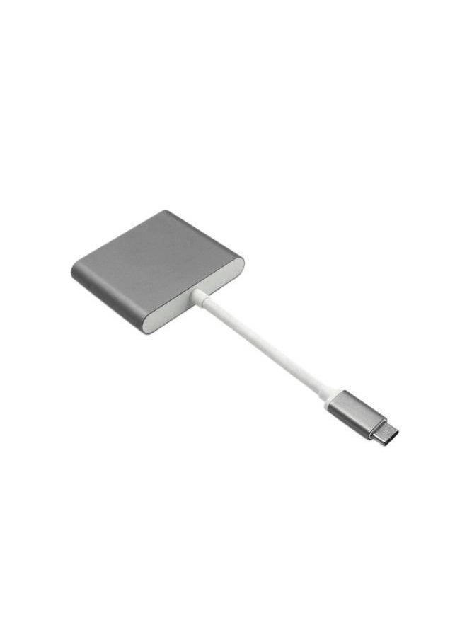 نيبمينينت - موزع USB 3 في 1 فضي - Image 1