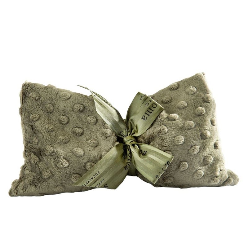 Sonoma Lavender Eucalyptus Spa Mask by Sonoma Lavender, Heatable/Chillable Aromatherapy with Eucalyptus and Lavender Infused Flaxseed Insert, Eye Compress for Stress Relief with Removable and Washable Cover. - Image 1