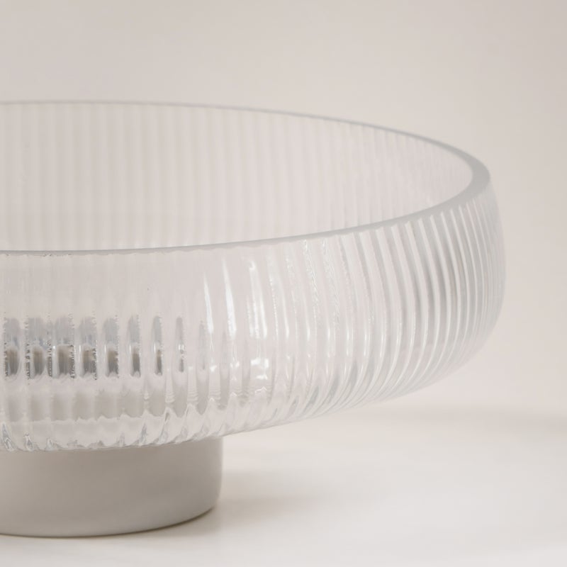 La Mesa glass bowl with marble base 20.5*9.5cm - Image 3