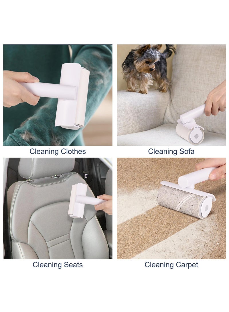 KASTWAVE Pet Sticky Lint Roller,Mega Value Set Refills for Pet Hair Removal with Detachable Handle, Reusable Pet Hair roller for Sofa Clothes Bed Furniture Carpet for Dog & Cat Hair - Image 5