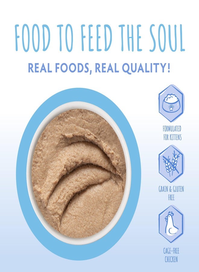 Soulistic Kitten, Chicken Breast Formula in Hydrating Purée, 3oz Can, Pack of 12 - Image 3