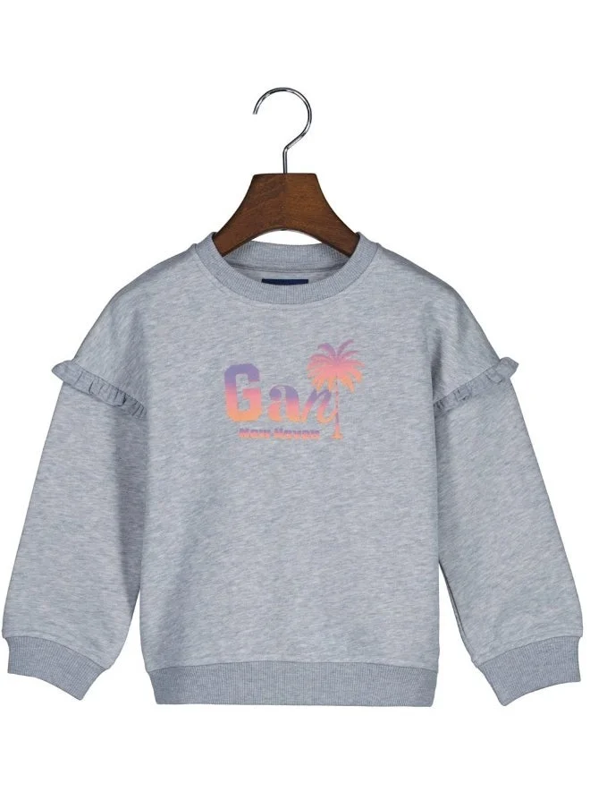 GANT Girls GANT Palm Print Sweater