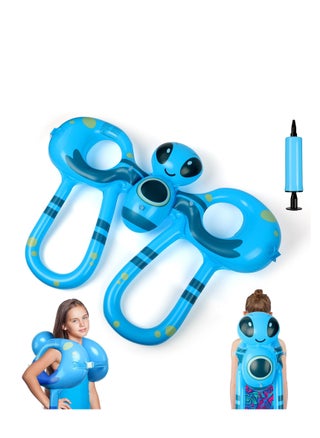 Swim Vest Floaties for Kids, Toddler Pool Float Learn to Swim Trainer Life Jacket with Adjustable Safety Buckle and 3 Airbags, Portable Inflatable Pool Floats Swimming Ring, Loads up to 110 lb - pzsku/Z92F8BA7327C708553418Z/45/_/1716541230/8e15cdc0-6d08-42bd-a56b-b677d0a88830